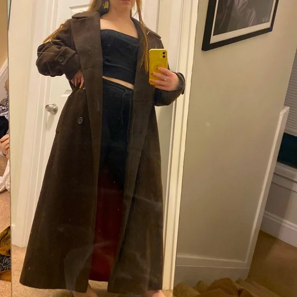 Vintage Wool Anne Klein long coat - Picture 2 of 7